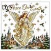 Home Decor Wall Stickers Christmas Window Clings, Removable PVC Decals, Snowy Festive Surface Adhesives Glass for Holiday Party And Store Decorations