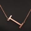 Kvinne 26 engelske bokstaver Ornament Ripple Chain Personlig brevkjede