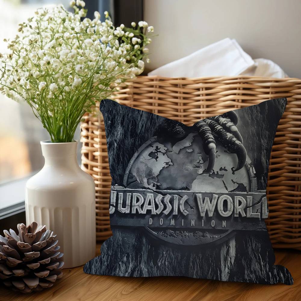 

Movie Jurassic World Personalized Pillow Dust Cover Bedroom Kids Party Decoration Pillowcase Birthday Children Gift 16x16Inch
