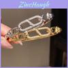 European Style Copper Zircon Stone Cuff Bracelet With Elegant Geometric Design For Daily Use