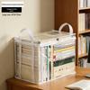 Faltbare Transparente Buchaufbewahrungsbox - Staubdicht, Wasserdicht & Organisiert