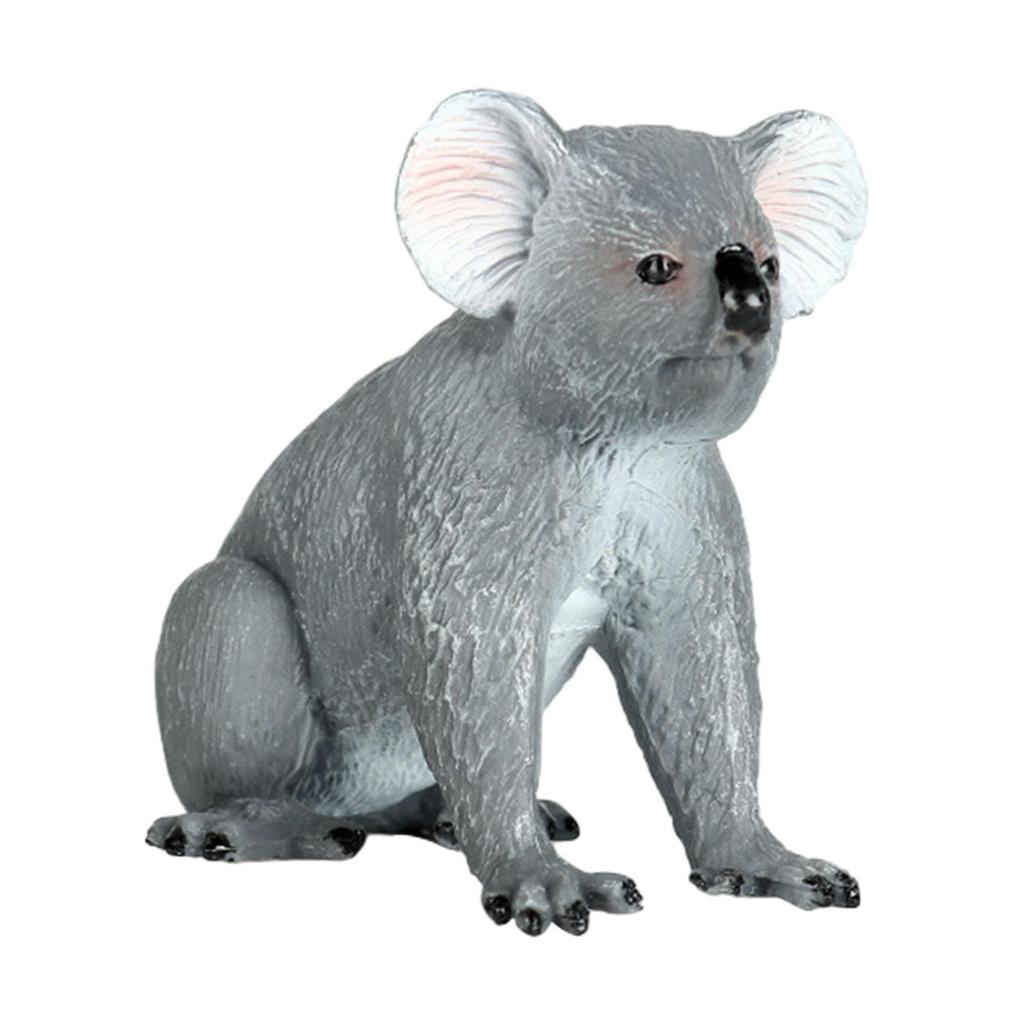 Miniature Australian Animal Koala Bear Figurine for Bath Toys DIY Landscaping Teaching Aids Photo Props Party Decoration