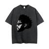 Gewaschenes Vintage Rapper The Weeknd Kopf Grafikdruck T-Shirt After Hours Til Dawn Tour 2026 T-Shirts Herren Hip Hop Mode T-Shirt