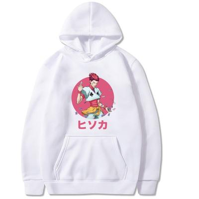 Japońska Animacja HUNTER Męska Bluza z Kapturem Jesienna Bluza Męska Damska Modny Design Pulower Męskie Polarowe Bluzy z Kapturem