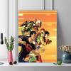 Justice League Pattern  3pcs 100% Round Full Drill 5D DIY Diamond Painting Embroidery Cross Stitch Rhinestone Décor