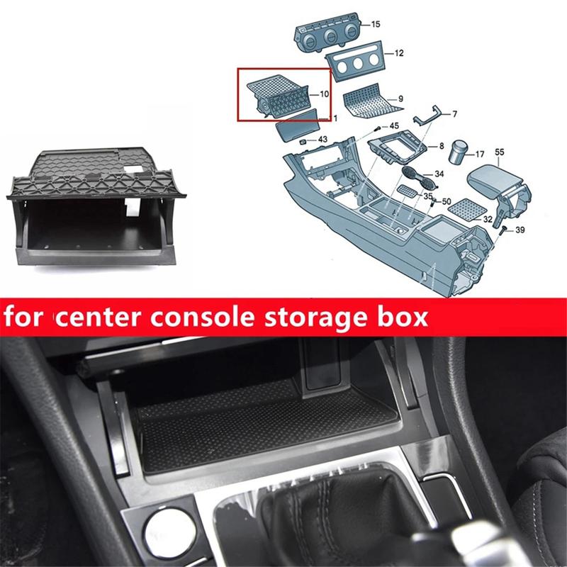 5GG863391 Car Center Console Storage Box For VW Golf MK7 5GG 863 391-N60R