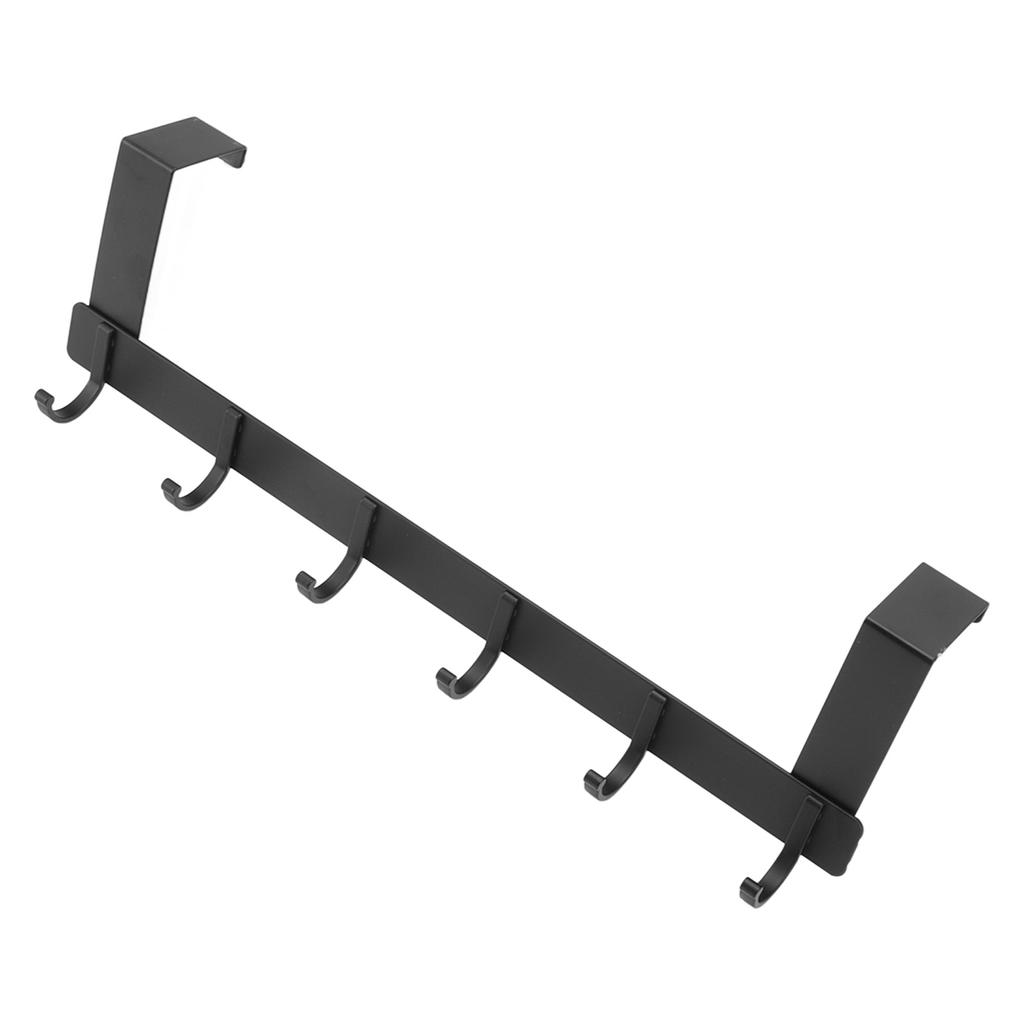 Türhängehaken 6 Haken Raum Aluminium Verdickt Beweglich Wandmontiert Mantel Hut Haken Badezimmer