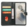 For Motorola Edge 50 Pro 5G Case Calf Texture Leather Stand Book Style Phone Cover