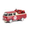 GREENLIGHT scale Volkswagen Type 2 Double Cab Pickup 1920 Indian Scout Series 13 164 "V-Dub" "1968 & Motorcycle"