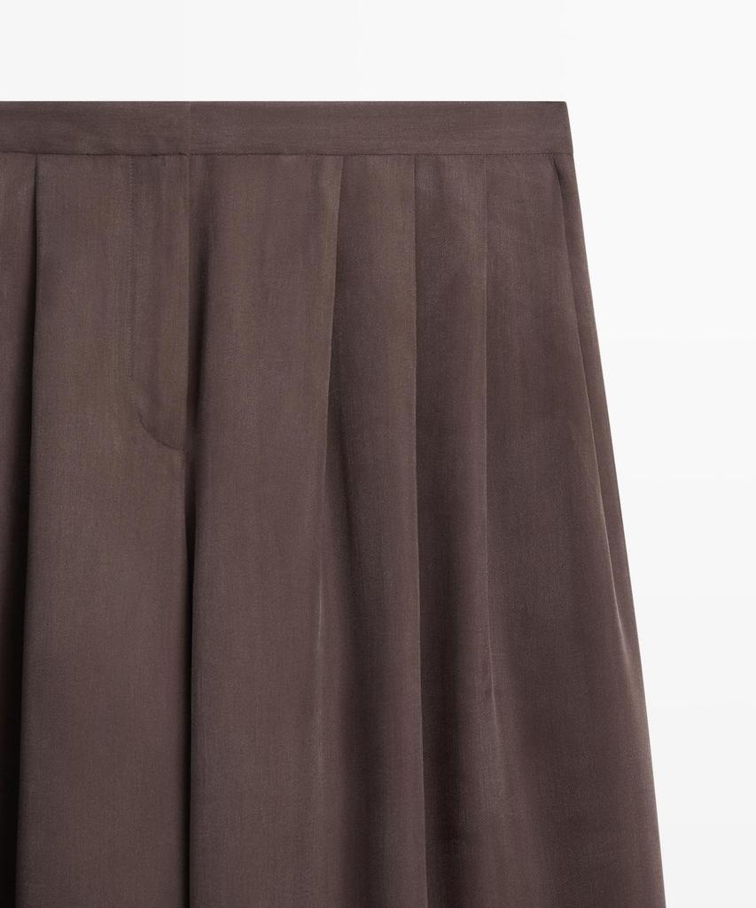 Masimodutti Fluid Skirt Pants Total Look