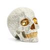 Resin Golden Pearl Home Skull Decor Desk Decoration Retro Craft Human Head Ornaments Scull Statues Sculptures