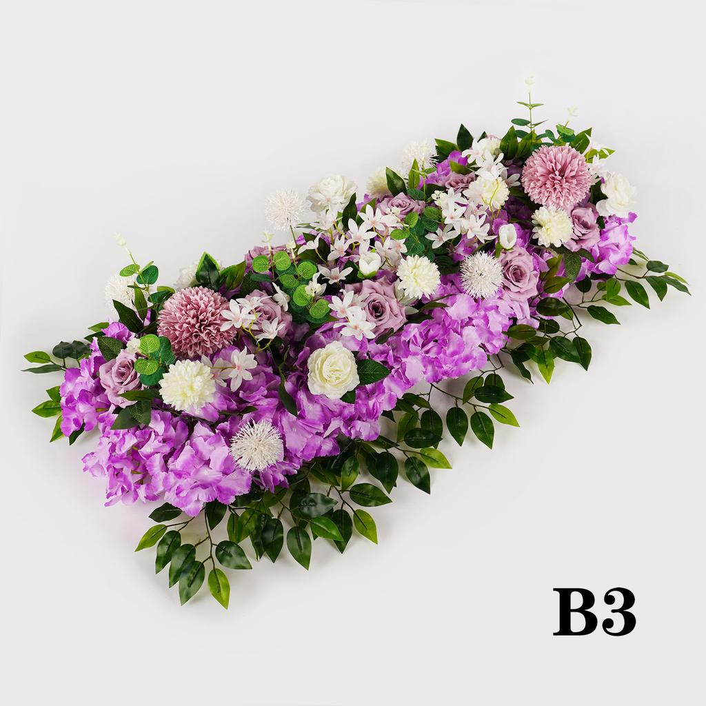 Artificial 100CM Flower Row Wedding Table Flower Floor Row Arrangement Flower Background Party Flower Decoration