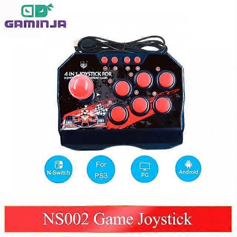 NS002 4 In 1 Retro Arcade Console Game Joystick Rocker Fighting Controller for Nintendo Switch PS3 PC Android TV