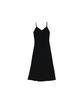 320SHOWROOM Feminine Line Sleeveless Slit Long Dress Black