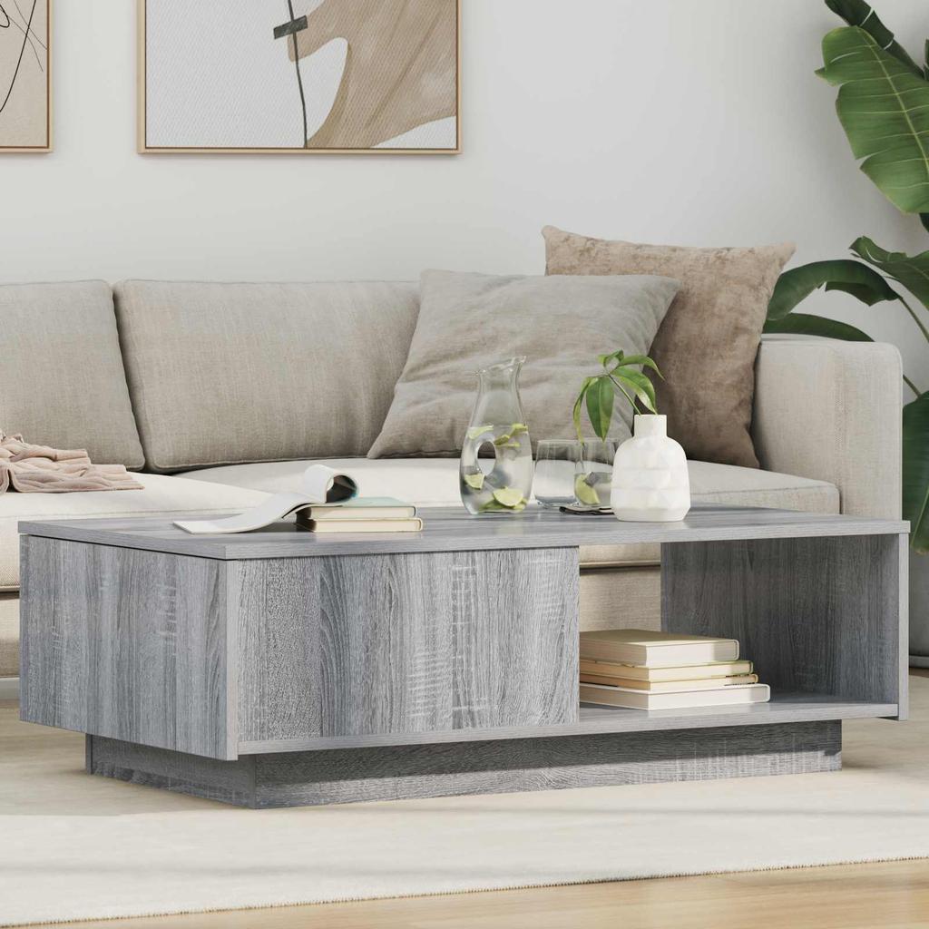 Coffee Table Grey Sonoma 95 x 55 x 31 cm Particleboard