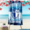 Custom Name Fc Magdeburg Print Beach Towel, Large Soft Quick Dry Towel for Beach Camping Swimming