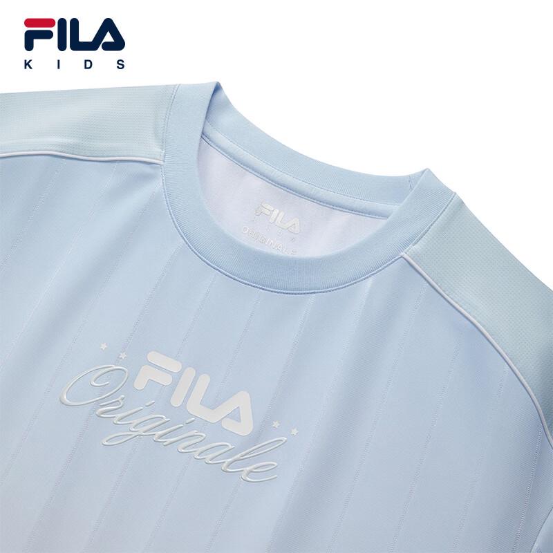 FILA Girls' Knitted Short Sleeve T-shirt