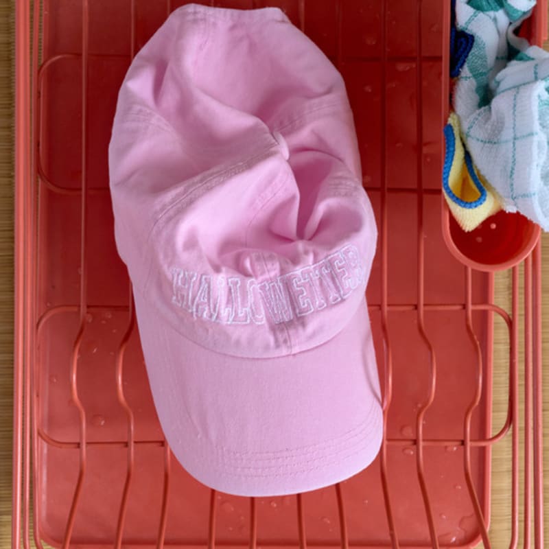 POSZER Vintage Washed Cotton Ball Cap (Pink)