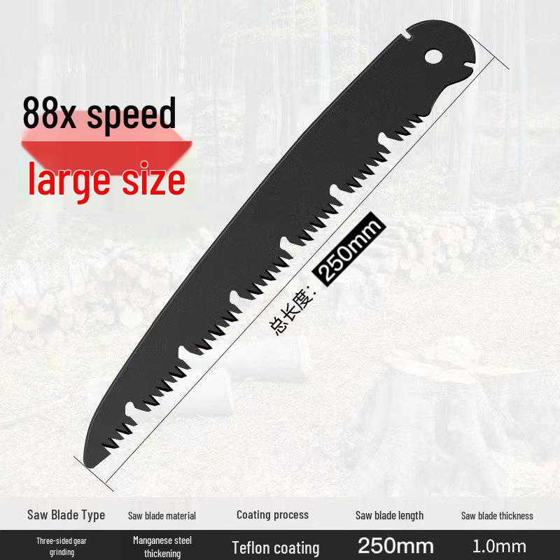 Free Marking Multifunctional Folding Hand Saw: Thickened Manganese Steel for Woodworking and Tree Cutting