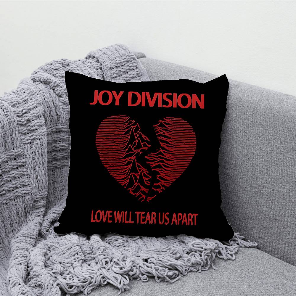 J-Joy D-Division Pillow Case Print Polyester Fiber 40X40 Cm Home Sofa Throw Cushion Cover Decoration