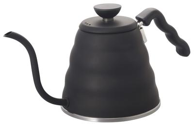 HARIO V60 Drip Kettle 800mL Compatible with Direct Heat and Matte Made In Perfect As a Gift Buono, Capacity, Induction, Black, Japan, (VKBR-120-MB)