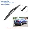 3PCS For Hyundai Tucson MK2 Ix35 2010-2015 24"+16"+12" Front Rear Wiper Blades Windshield Windscreen Window Cutter Accessories 2012 2013 2014 2015
