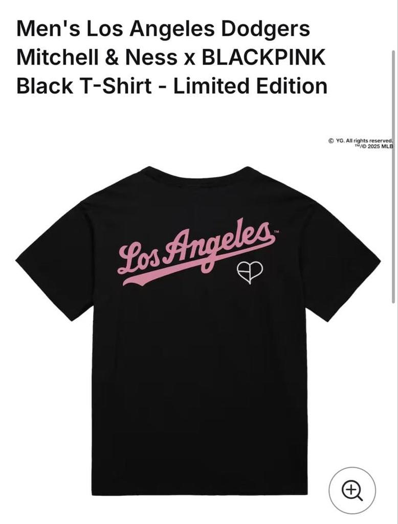 [USED] BLACKPINK MLB Dodgers T-shirt