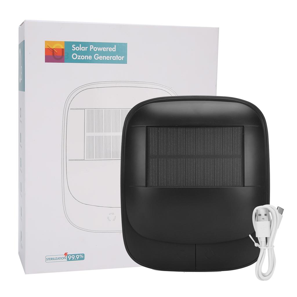USB Ozone Generator Type C Solar Energy Air Freshener Purifier Deodorizer Machine for Home Car