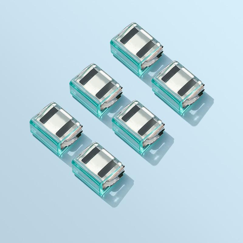 10PCS Small Fresh Push Clip Hand Account Clip Creative Student Test Paper Clip Office Photo File Storage Clip