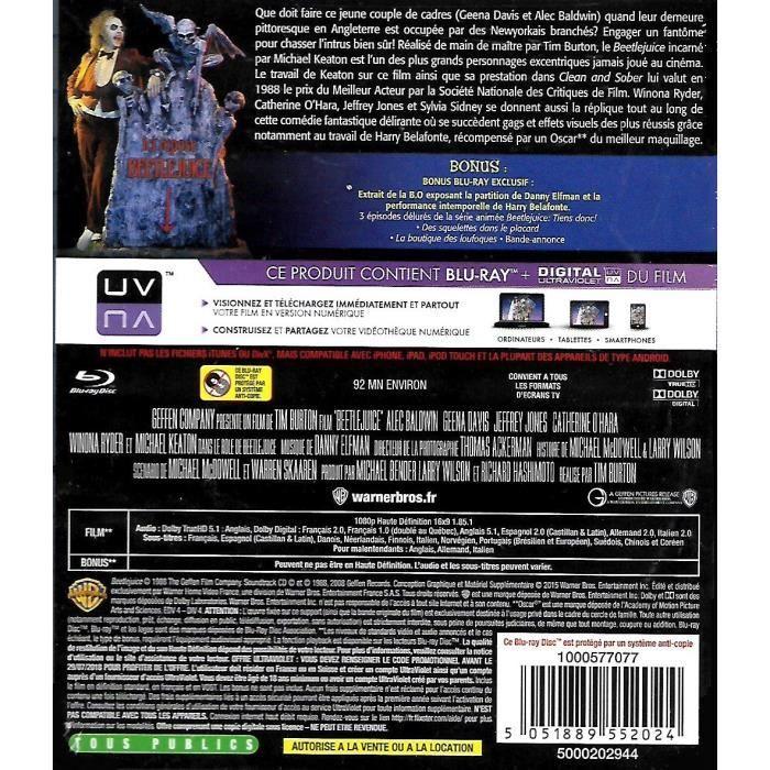 Blu ray - beetlejuice [ michael keaton, geena davis, alec baldwin ]