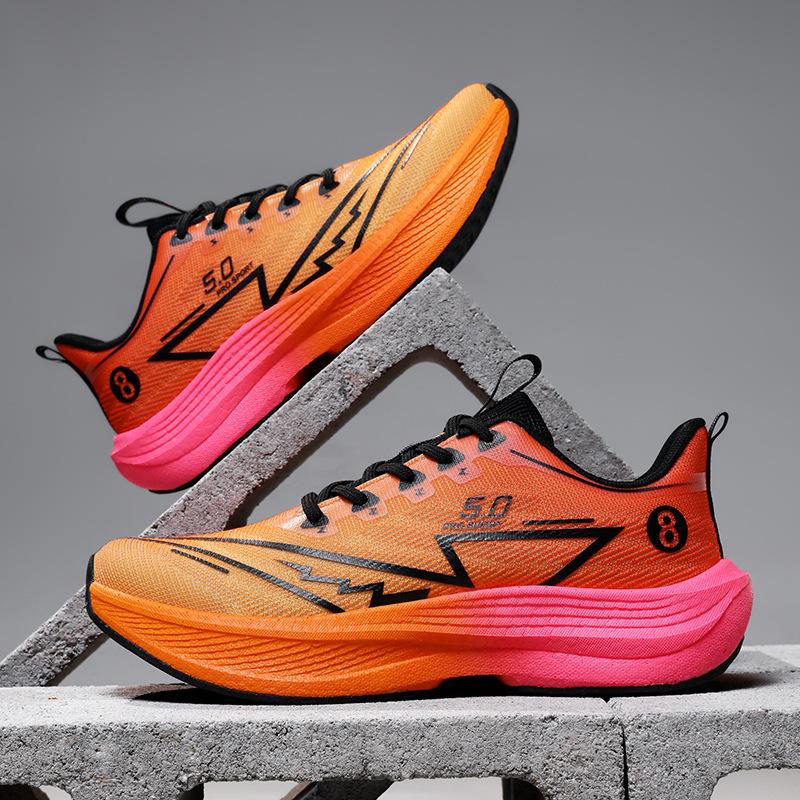 New youth student sports shoes men's carbon board popcorn sports and leisure shoes men's shoes middle school entrance examination for older children