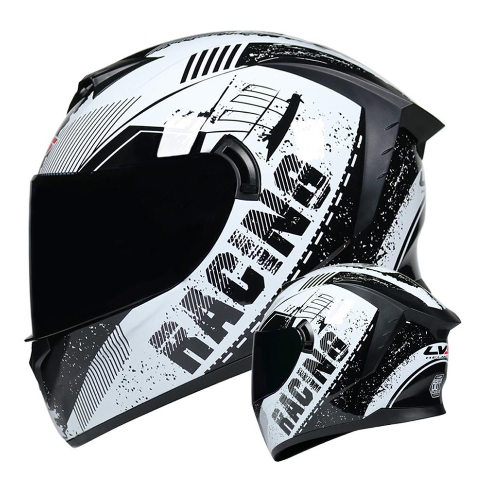 Motorcycle Helmet Carbon Fiber Wear-Resistant Biker Helmet Breathable Motocross Kask Anti-Fall Head Protection Full Face Helmets