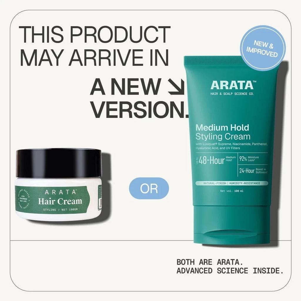 Arata Styling Haarcreme Gegen Frizz & Für Definition - Verleiht Textur & Kontrolle
