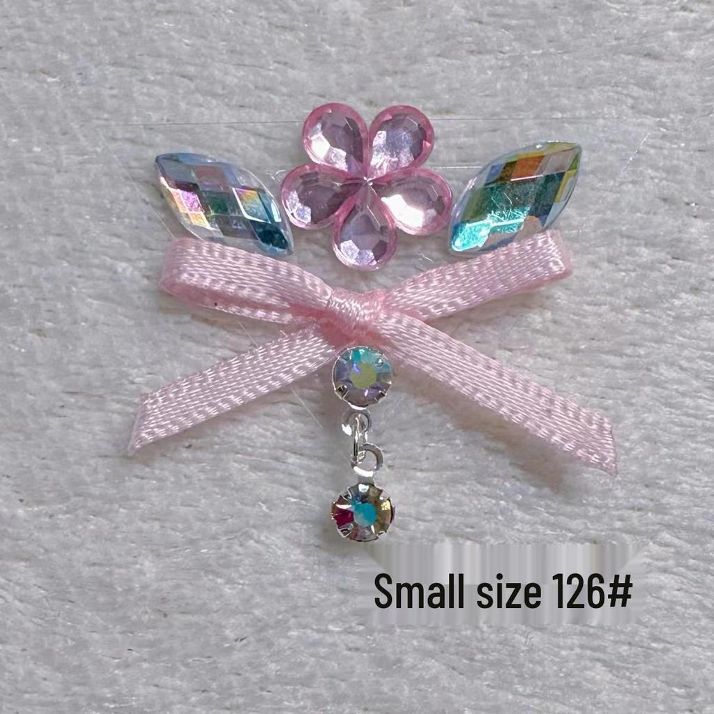 Children's Floral Face Stickers with Crystal Diamonds & Tassels for Ancient Style Makeup