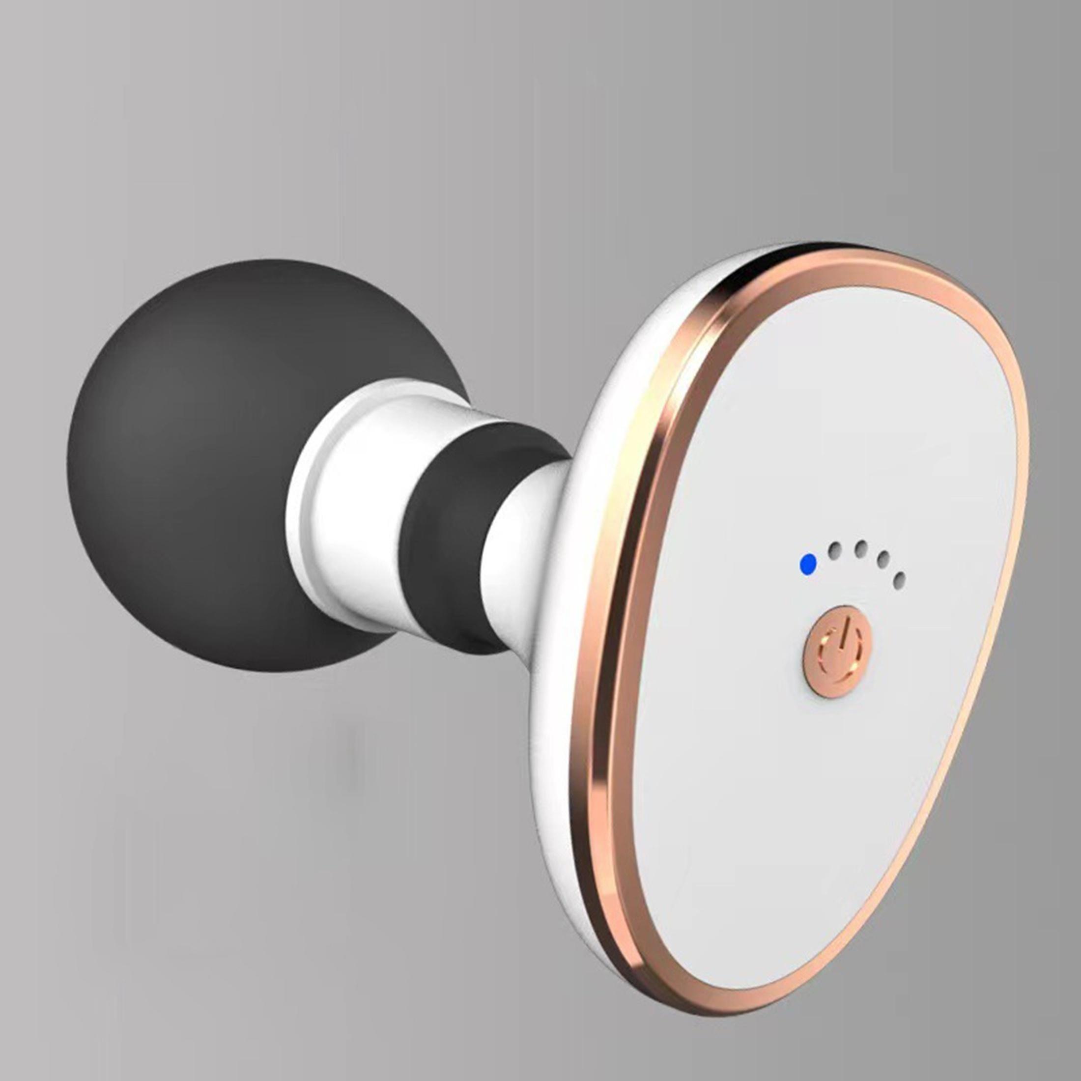 

1шт Мини-пистолет для массажа, массажер для мышц, пистолет для фасций шеи и стоп, портативный электрический пистолет для фасций белый