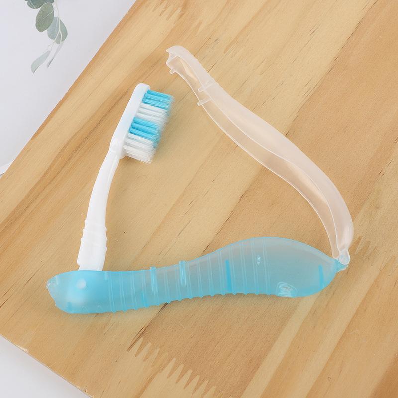 Hygiene Oral Portable Disposable Foldable Travel Camping Toothbrush Hiking Tooth Brush Tooth Cleaning Tools Folding Toothbrush