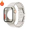 Strap+Case for Apple Watch Band 46mm 42mm 45 41 40 44mm Stainless Steel Bracelet  PC Cover for Iwatch Series11 10 9 8 7 6 SE 5 4