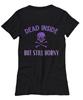 Funny Coffee T-Shirt, Dead Inside But Still Horny, Funny Memes, Black, White or