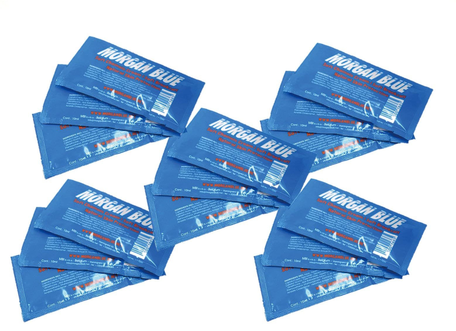 

MORGAN BLUE [Set] Soft Chamois Cream, individually wrapped 10ml x 15 pieces