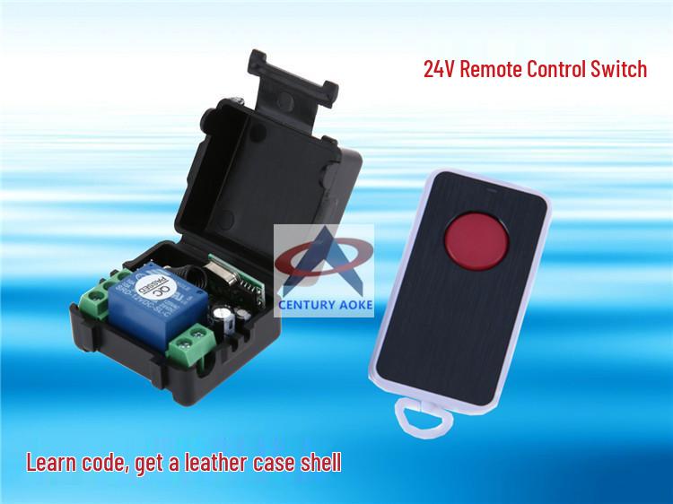24V Single Channel Controller with NO/NC Receiver & Butterfly Remote Single Channel Remote Switch