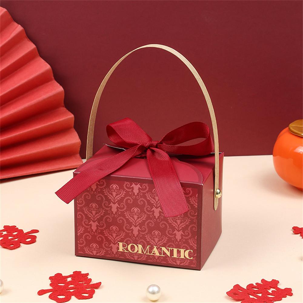 New Candy Box Champagne Gift Bags Birthday Baby Shower Favors Handheld Chocolate Gift Packing Box Decoration for Guests