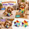 Dog Sounding Plush Toy Bell Cartoon Flying Disc Toy Small Dog Teeth Grinding Toy Wear-resistant Bite-resistant Puppy Pet Product