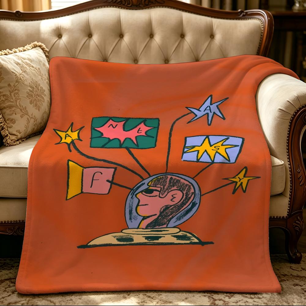 Artist D-Darren Shaddick-k Throw Thick Comfort Flannel Quilt, Multi-scene Use Indoor Outdoor Daily Nap
