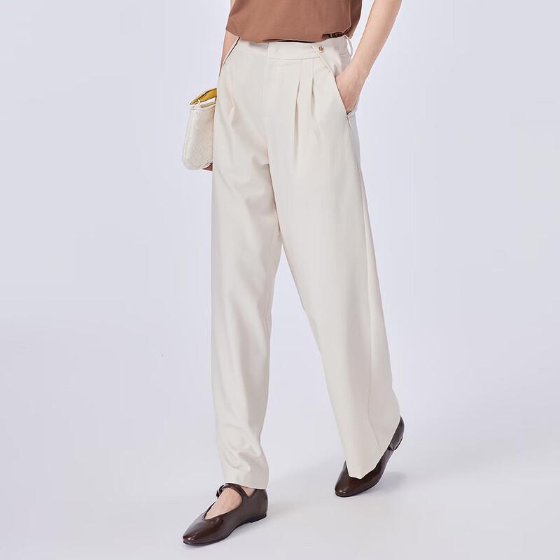 

Women s Casual Wide-Leg Trousers M