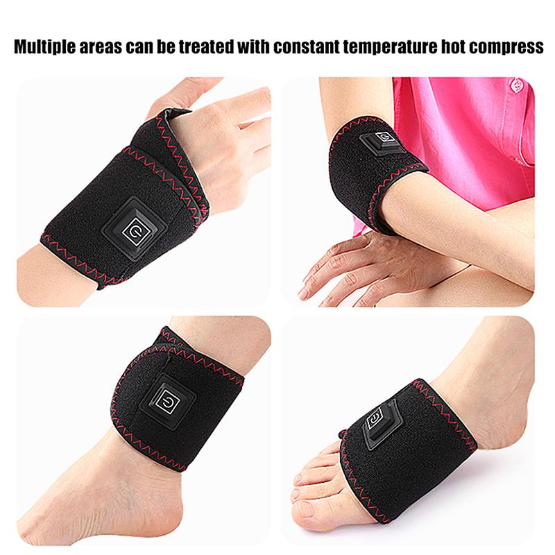 Electrically Heated Wrist Support Sleeve Elbow Ankle Protection Adjustable Wrist Guard Breathable Hand Joint Protection Tool