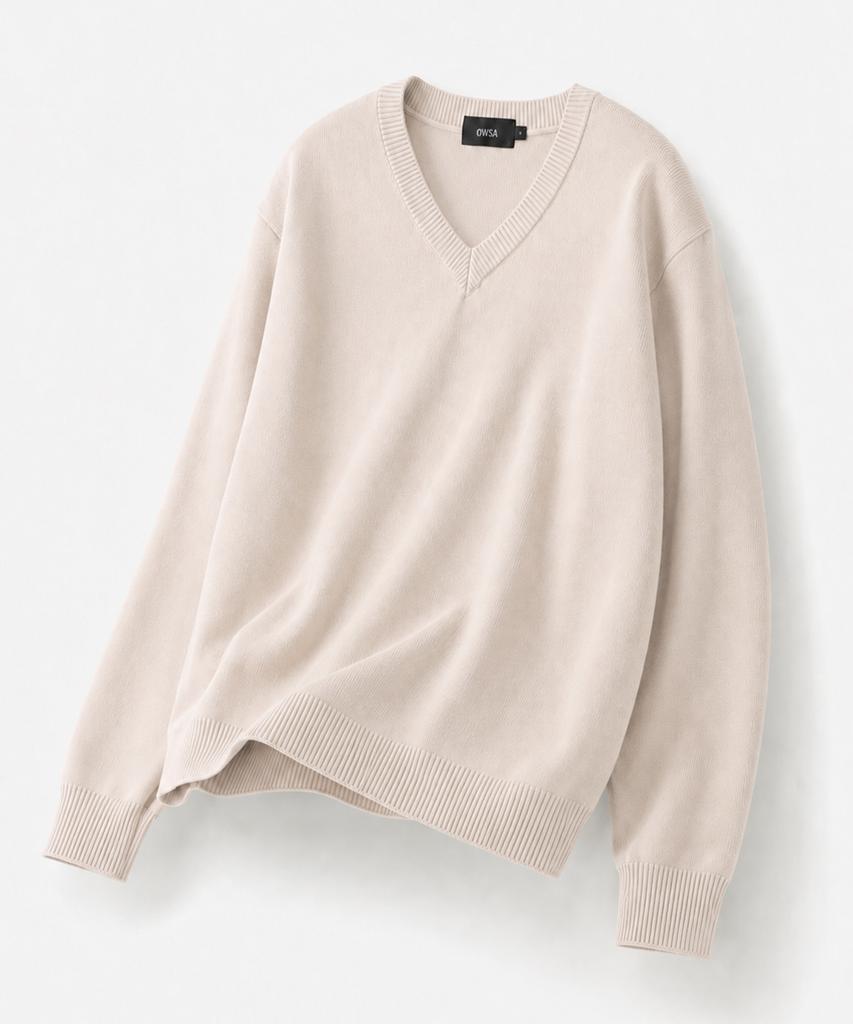 OWSA Essential Soft Long Sleeve Knit - V-Neck (Type A)