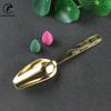 2021 New Style Creative Tea Scoops Shovel Brass Copper Xiangyun Ruyi Tableware Coffee Spoon Tea Pet Tea Ceremony Ice Cream