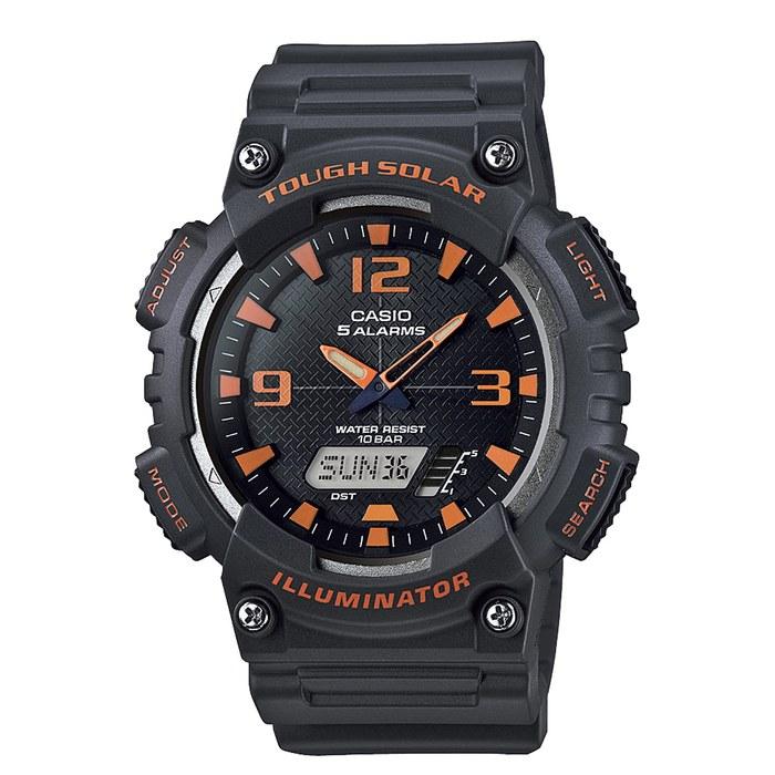 [Casio] Watch Casio Collection AQ-S810W-8AJH Men s Black/Orange