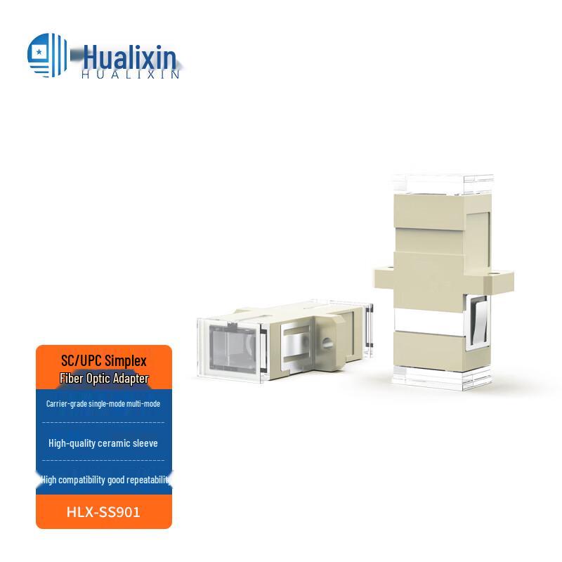 HUALIXIN Telecom-Grade Fiber Optic Adapters 1 Pack