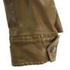 Diesel Faux Leather Coat XS Khaki Women Used